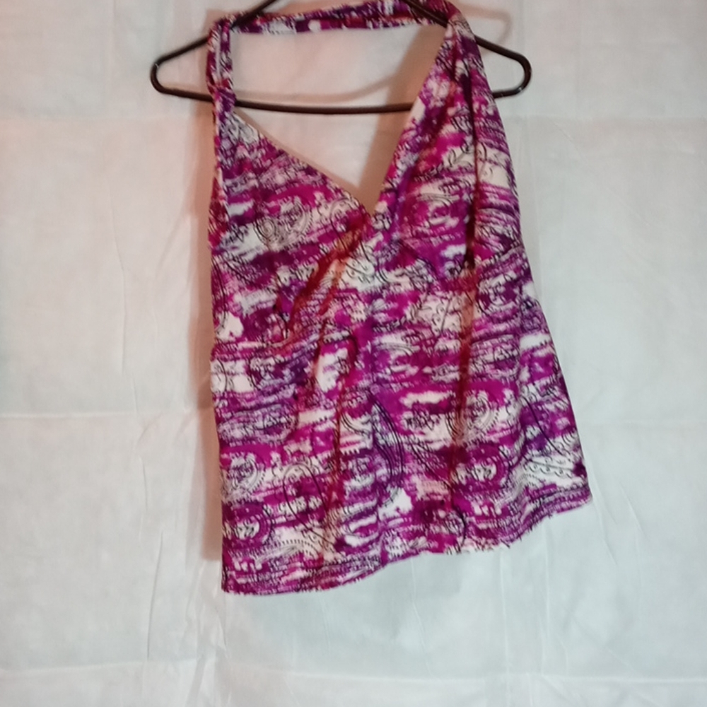 Halter top bathing suit top